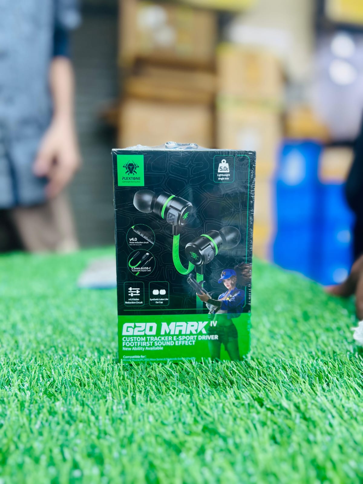 Plextone G20 Mark IV Gaming Earphone with Dual Input (3.5mm &amp;amp; Type-C)