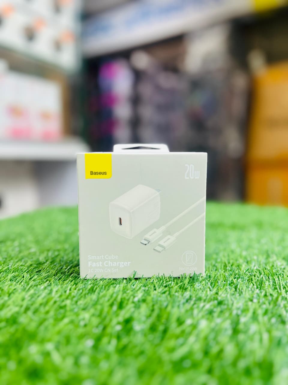 Baseus Charger 20W For Apple Iphone 14 13 12 11 Series GaN5 Fast Charger 1C CN Set Black Type-C to iP PD 20W 1m Cable Black CCGN040101