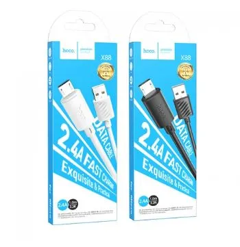 Hoco X88 Gratified Charging Data Cable For Micro (Packaged)