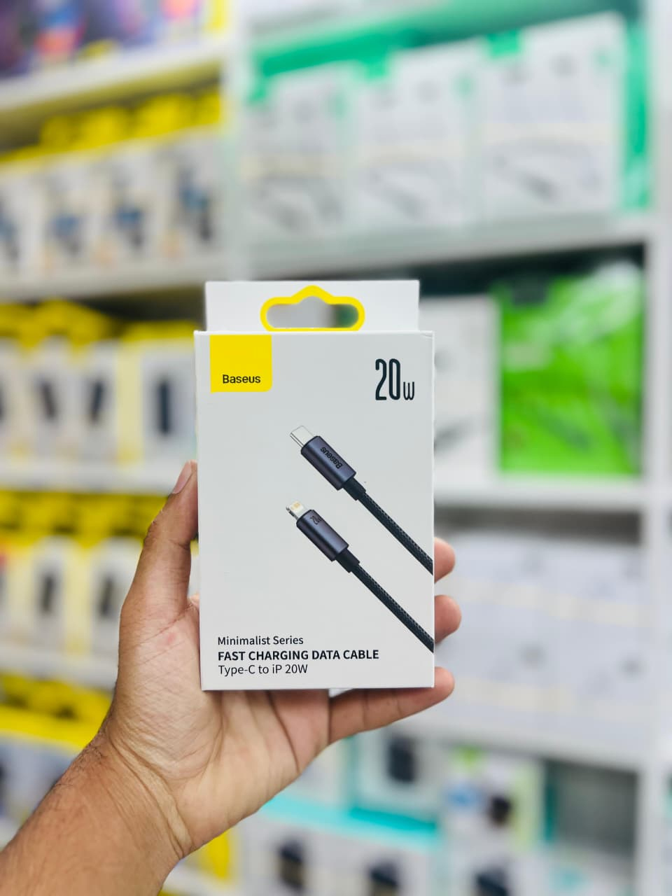 Baseus High Density Braided Type-C to iP PD 20W Lightning Data Cable