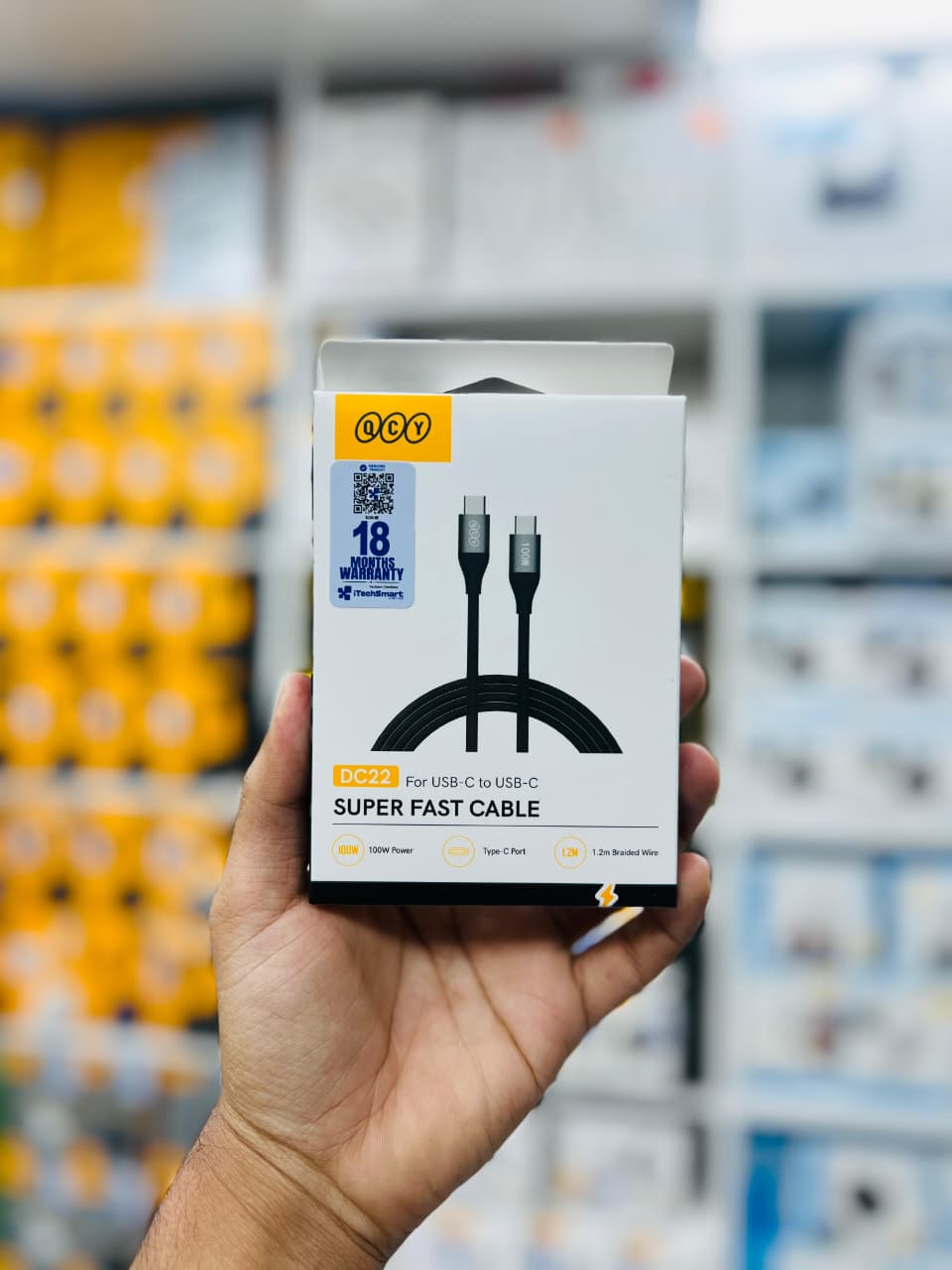 QCY DC22 Type-C Super Fast Cable - 100W